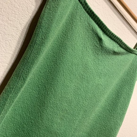 Vintage A&F Green Tie-Strap Square Neck Tank Top - Picture 7 of 10